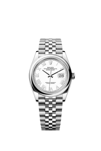 Rolex Datejust 36 Stainless Steel - Domed / White Roman / Jubilee