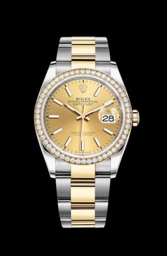 Rolex Datejust 36 Stainless Steel / Yellow Gold / Diamond / Champagne / Oyster