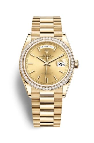 Rolex Day-Date 36 Yellow Gold / Diamond / Champagne / President