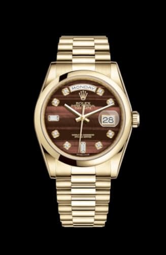 Rolex Day-Date 36 Yellow Gold Domed / President / Bull's Eye