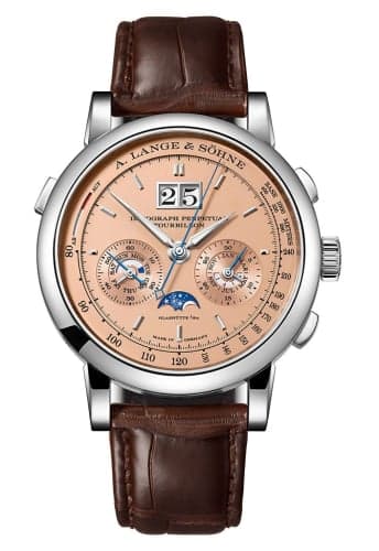 A. Lange & Söhne Datograph Perpetual Tourbillon White Gold / Pink