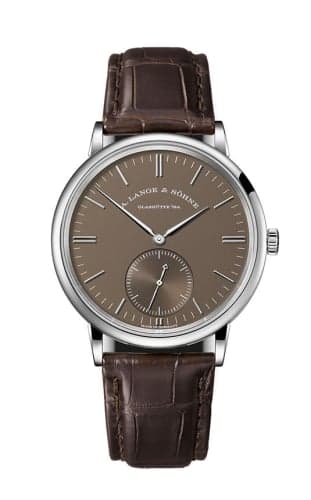 A. Lange & Söhne Saxonia Automatik White Gold / Terra Brown Ginza