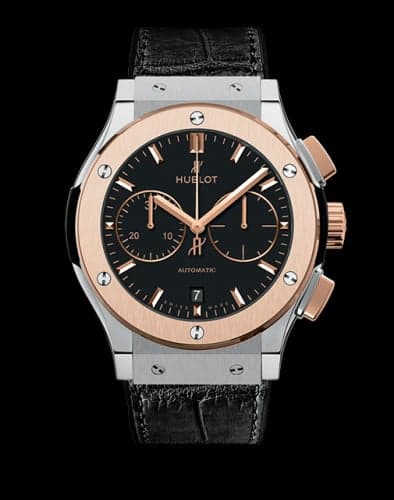 Hublot Classic Fusion 45 Chronograph Titanium / King Gold / Black