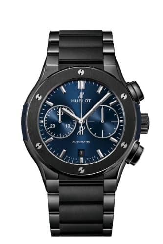 Hublot Classic Fusion 45 Chronograph Ceramic / Blue / Bracelet