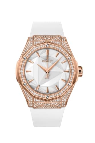 Hublot Classic Fusion Orlinski 40 Kng Gold - Pavé / White / Rubber