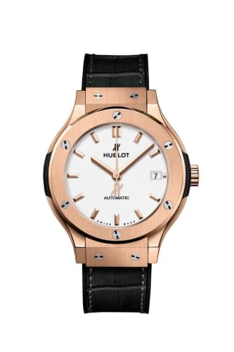 Hublot Classic Fusion 38 King Gold / Opalin / Alligator