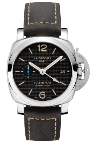 Panerai Luminor 1950 42 3 Days GMT Automatic Stainless Steel / Black Hobnail