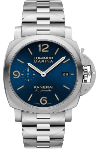 Panerai Luminor 1950 Marina 44 3 Days Automatic Stainless Steel / Blue / Bracelet