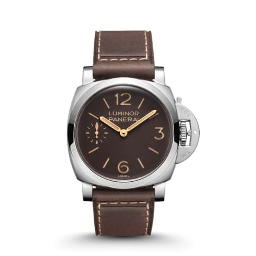 Panerai Luminor 44 Stainless Steel / Tobacco