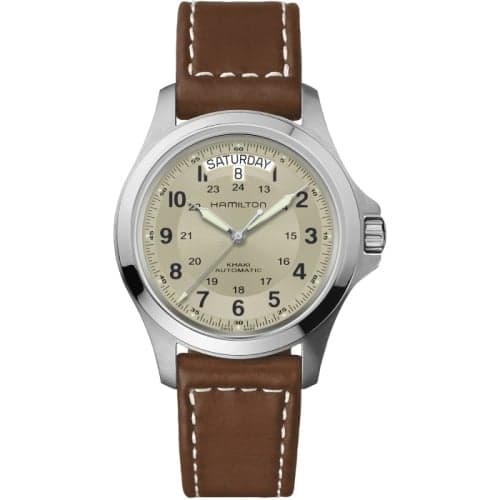 Hamilton Khaki Field King Auto 40 Stainless Steel / Beige