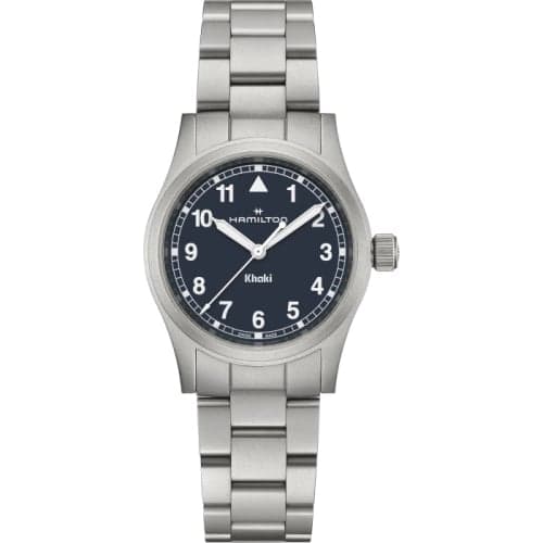 Hamilton Khaki Field Quartz 33 Stainless Steel / Blue / Bracelet