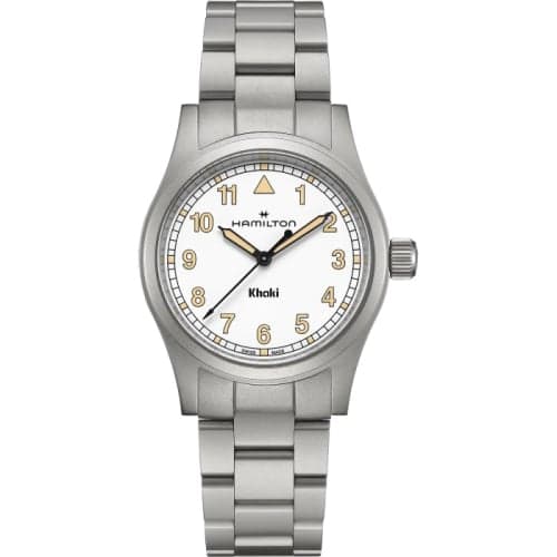 Hamilton Khaki Field Quartz 38 Stainless Steel / White / Bracelet