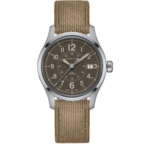 Hamilton Khaki Field Auto 40 Stainless Steel / Brown