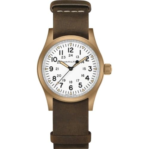 Hamilton Khaki Field Mechanical 38 Bronze / White