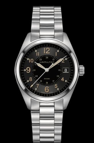 Hamilton Khaki Field Quartz / Black / Bracelet