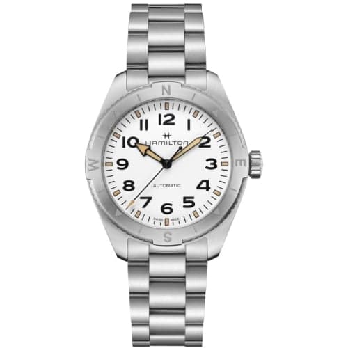 Hamilton Khaki Field Expedition 41 Stainless Steel / White / Bracelet