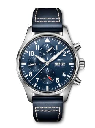 IWC Schaffhausen Pilot's Watch Chronograph Stainless Steel / Blue