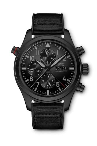 IWC Schaffhausen Pilot's Watch Double Chronograph Top Gun Ceratanium