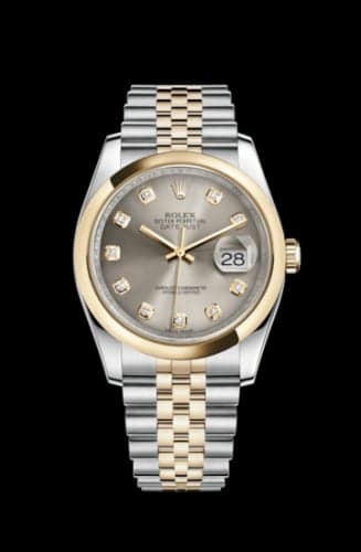 Rolex Datejust 36 Rolesor Yellow Domed / Jubilee / Steel Diamonds