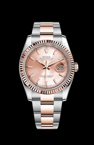 Rolex Datejust 36 Rolesor Everose Fluted / Oyster / Pink