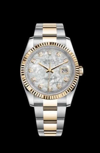 Rolex Datejust 36 Rolesor Yellow Fluted / Oyster / MOP