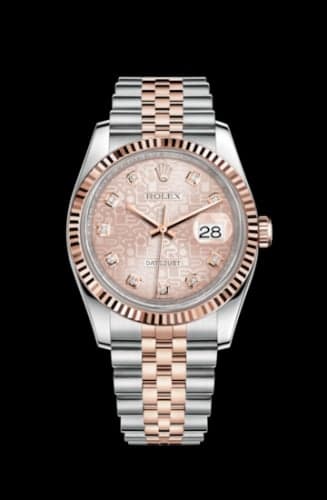 Rolex Datejust 36 Rolesor Everose Fluted / Jubilee / Pink Computer