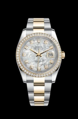 Rolex Datejust 36 Rolesor Yellow Diamond / Oyster / MOP