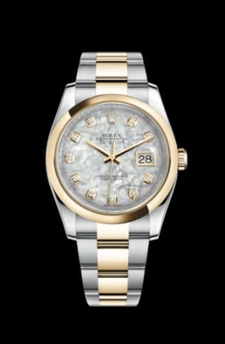 Rolex Datejust 36 Rolesor Yellow Domed / Oyster / MOP