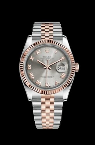 Rolex Datejust 36 Rolesor Everose Fluted / Jubilee / Pink Roman