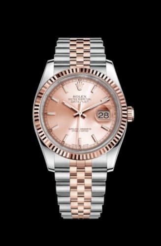 Rolex Datejust 36 Rolesor Everose Fluted / Jubilee / Pink