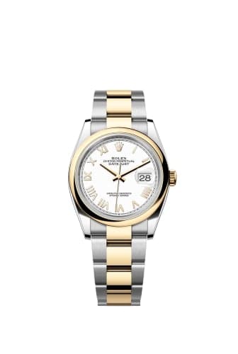 Rolex Datejust 36 Stainless Steel - Yellow Gold - Smooth / White Roman / Oyster