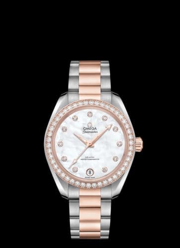 Omega Seamaster Aqua Terra 150M Master Chronometer 34 Stainless Steel / Sedna Gold / Diamond / MOP / Bracelet
