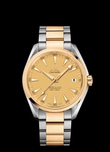 Omega Seamaster Aqua Terra 150m Master Co-Axial 41.5 Stainless Steel / Yellow Gold / Champagne / Bracelet