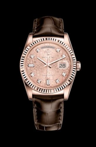 Rolex Day-Date 36 Everose / Strap / Pink Computer