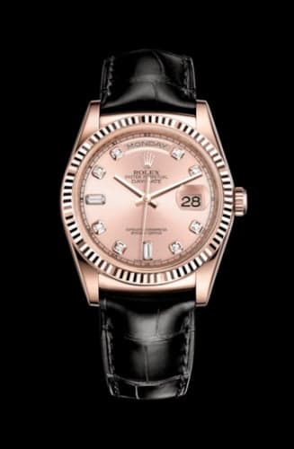Rolex Day-Date 36 Everose / Strap / Pink Diamond