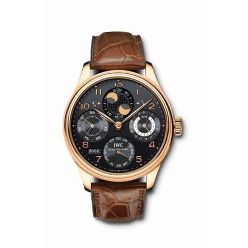 IWC Schaffhausen Portuguese Perpetual Calendar 5021 Rose Gold / Black
