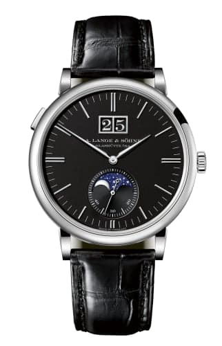 A. Lange & Söhne Saxonia Moonphase White Gold / Black