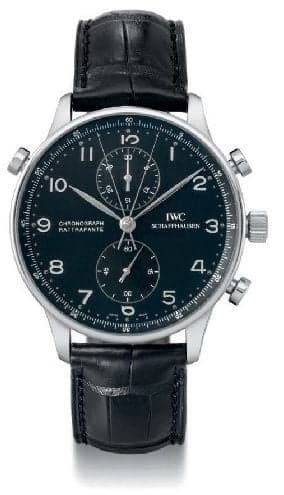 IWC Schaffhausen Portuguese Chrono-Rattrapante White Gold / Black