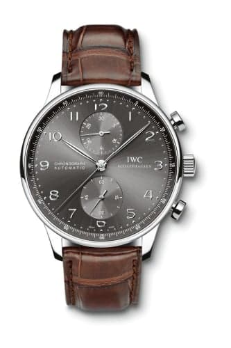 IWC Schaffhausen Portuguese Chrono-Automatic White Gold / Ardoise