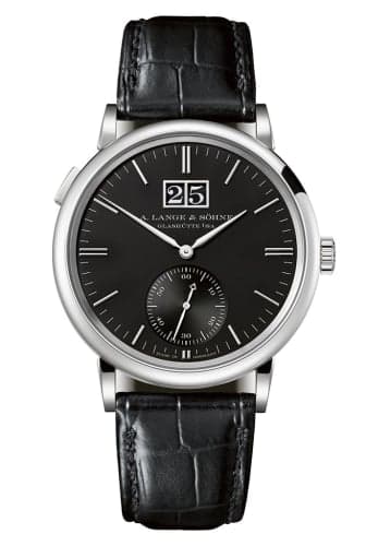 A. Lange & Söhne Saxonia Outsize Date White Gold / Black