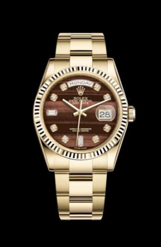 Rolex Day-Date 36 Yellow Gold Fluted / Oyster / Bull's Eye