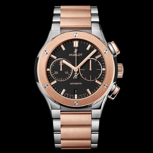 Hublot Classic Fusion 45 Chronograph Titanium - King Gold / Black / Bracelet