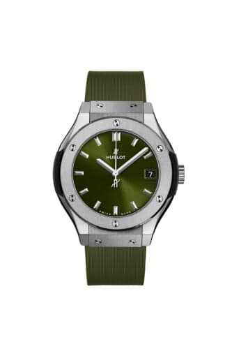 Hublot Classic Fusion 33 Titanium / Green / Rubber