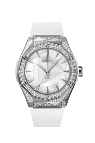 Hublot Classic Fusion Orlinski 40 Titanium - Alternative Pavé / White / Rubber