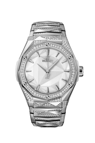 Hublot Classic Fusion Orlinski 40 Titanium - Alternative Pavé / White / Bracelet