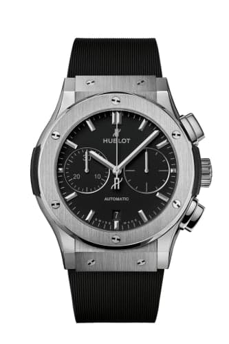 Hublot Classic Fusion 45 Chronograph Titanium / Black / Rubber