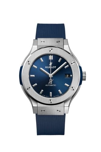 Hublot Classic Fusion 38 Titanium / Blue / Rubber