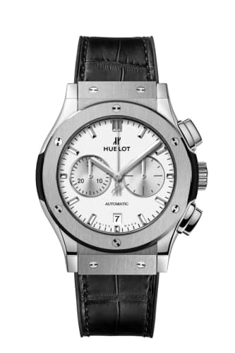 Hublot Classic Fusion 42 Chronograph Titanium / Opalin / Alligator