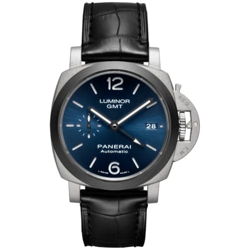 Panerai Luminor 1950 42 GMT Titanium / Carbotech / Blue