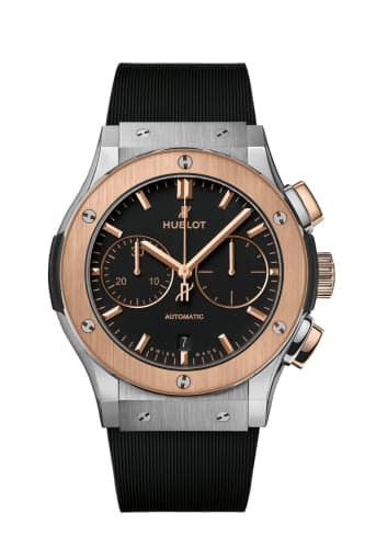 Hublot Classic Fusion 45 Chronograph Titanium - King Gold / Black / Rubber